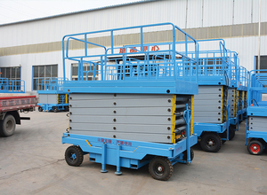 Caliente 500kg Altura de carga 10 metros Capacidad Elevador de tijera móvil eléctrico-hidráulico - Product Image 2