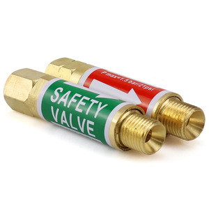Soupape de sécurité anti-retour de flamme de type américain 9/16-18 pour oxygène et acétylène, pour outils de soudage et de découpe, chalumeau anti-retour de flamme - Product Image 5