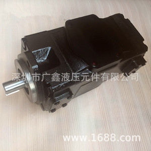 Pompe à aubes T6CC 012 008 1R00 B1, pompe à huile tandem pour systèmes hydrauliques de machines-outils de moulage par injection - Product Image 2