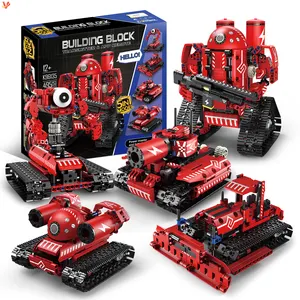 Gehirgspiel technischer intelligenter Roboter Fernsteuerung Bausteine Programmierung Geschenk-Sets Spielzeug Bauwerk Kinder Baustein-Sets