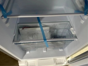 Réfrigérateur solaire à double température mini 108L de 1,48 pi de longueur, 1,51 pi de <span class=keywords><strong>largeur</strong></span> et 4,1 pi de hauteur, à économie d'énergie pour un usage domestique - Product Image 4