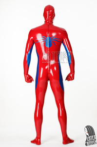 Tuta intera in lattice <span class=keywords><strong>da</strong></span> uomo '<span class=keywords><strong>Spider</strong></span>-<span class=keywords><strong>Man</strong></span> Streaker' a copertura totale - Product Image 2