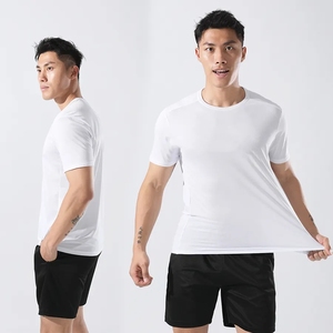 قمصان رياضية للرجال قياسات كبيرة من S إلى 5XL قمصان رياضية للرجال تمنح الرطوبة والجفاف السريع قمصان من البوليستر للرجال - Product Image 4