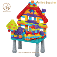 Set de table multifonctionnel pour enfants Jouet 800PCS Set de table et de chaise pour enfants Table de dessin pour enfants
