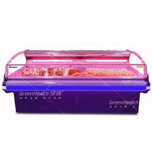 Nevera para carne fresca, refrigerador para mariscos, <span class=keywords><strong>Delicatessen</strong></span>, equipo de tienda de carne - Product Image 1