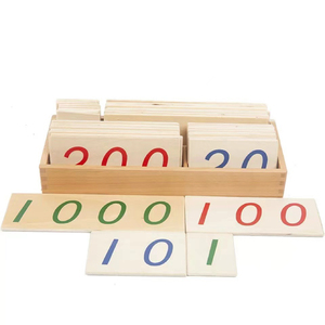 Pack d'apprentissage Montessori multi-domaines, tiges de comptage segmentées par couleur, cylindres de correspondance sonore, cartes de nombres décimaux - Product Image 3