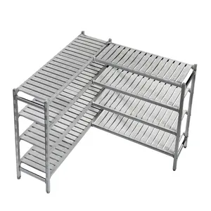 Vente en gros, étagère d'angle réglable/étagère en Aluminium pour le stockage