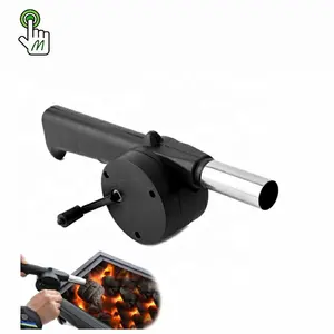 Hướng Dẫn Sử Dụng Ngoài Trời Nấu Ăn BBQ Fan Air Blower Cho Thịt Nướng Lửa Bellows Hand Crank Tool Dã Ngoại Cắm Trại BBQ