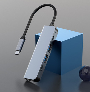 Station d'accueil multifonction HUB USB C OEM 5 en 1 Convertisseur d'écran moulé 4K hdm i - Product Image 3