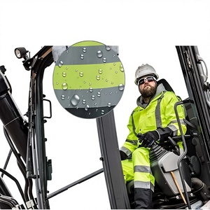 Pantalon de travail robuste unisexe pour professionnels, grande taille, design multi-poches, porte-outils, résistant à l'usure, polyester, usage industriel - Product Image 1