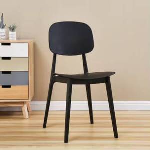 Silla de Comedor Moderna Nórdica de Estilo Antiguo para Exteriores, Respaldo Completamente de Plástico, Muebles para el Hogar y la Cocina, en Oferta - Product Image 4