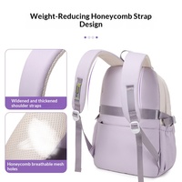 Mochila escolar Oxford para estudiantes de secundaria, grados 3 a 6, ligera, impermeable, de alta gama, para niñas de primaria, grande