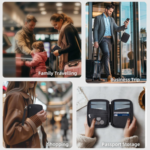 Oem hộ chiếu chủ cho du lịch gia đình rrfid-Blocking Ví du lịch chủ cho Hộ Chiếu chống nước túi tài liệu tổ chức - Product Image 6