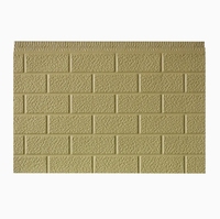 Panneau sandwich moderne en mousse de polyuréthane 3D, imperméable, ignifuge et résistant à l'humidité, pour isolation de chambre froide, usage hôtelier et domestique