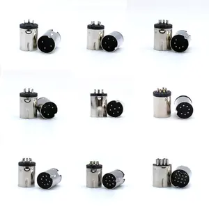 High Quality din connector 5pin connector 180 degree male and female din connector