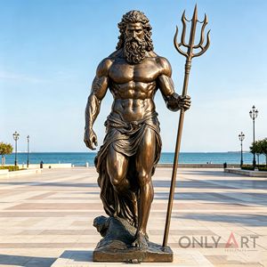 Estatua de Zeus Antigua Hecha a Mano y Personalizada, Escultura de Poseidón, Estatua de la Mitología <span class=keywords><strong>Griega</strong></span>, Estatua Clásica del Dios Poseidón - Product Image 5