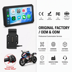 Motorrad CarPlay Wonder Wheel Control 6 Zoll 1000 Nits IP68 Kabelloses Android Auto Diebstahlschutz für <span class=keywords><strong>BMW</strong></span> R1200GS <span class=keywords><strong>R1250GS</strong></span> R1300GS - Product Image 1