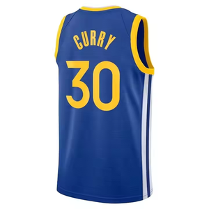 Chất Lượng Tốt Nhất Người Đàn Ông Của Mỹ Bóng Rổ Jersey Tùy Chỉnh #30 Cà Ri #11 Thompson #3 Poole Đồng Phục Thăng Hoa & In Kích Thước 3XL - Product Image 2