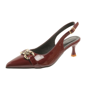 Nouvelles <span class=keywords><strong>sandales</strong></span> à talons hauts pointus pour femmes, <span class=keywords><strong>grande</strong></span> taille, tendance, pour le commerce transfrontalier Europe et Amérique - Product Image 6
