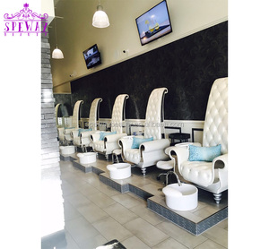 speway manufactory for <span class=keywords><strong>the</strong></span> throne high back vibration spa pedicure chair with sink - Product Image 1