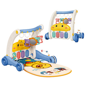 Andador 2 en 1 <span class=keywords><strong>para</strong></span> Bebé con Piano <span class=keywords><strong>de</strong></span> Pedales, <span class=keywords><strong>Gimnasio</strong></span> <span class=keywords><strong>para</strong></span> Bebés Recién Nacidos, Andador Desmontable con Teclas <span class=keywords><strong>de</strong></span> Piano Coloridas y Luces Suaves - Product Image 4