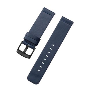 Bracelet de montre universel en cuir de vache véritable 20 mm 22 mm, bracelet de remplacement pour Samsung <span class=keywords><strong>Gear</strong></span> S3/S2, bracelet pour montres intelligentes <span class=keywords><strong>Huawei</strong></span> - Product Image 5
