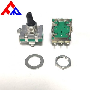 Venta Directa de Fábrica: Codificador Incremental EC16 con Eje Aislado, Eje D Roscado de 6mm, Serie ED16, Color Negro - Product Image 2