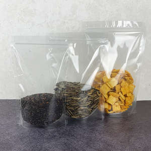 Custom Printed Heat Seal Recyclable CPP Transparent Zip Lock <b>Bags</b> Custom Logo Food Graded for Pet Food <b>Potato</b> Chips Packaging - Product Image 1