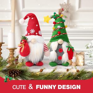Muñecos de Peluche Navideños al por Mayor, Pareja de Gnomos de Pierna Larga, Hombre de Jengibre, Hechos a Mano, Gran Venta - Product Image 3