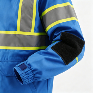 Customizable Logo Raincoat Hi Vis Reflective Breathable Waterproof Winter Jacket for Spring Reflective Safety Clothing - Product Image 6