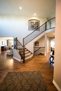 Prima บันไดไม้โอ๊คสีแดง baluster & เสา handrail บันไดบันไดบันได Raiser <span class=keywords><strong>newel</strong></span> โพสต์จมูกบันได - Product Image 4