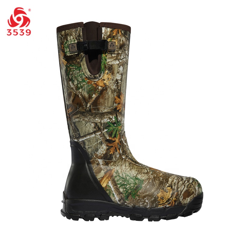 3539 Knee High Camouflage Thermal Winter Waterproof Neoprene Hunting Boots