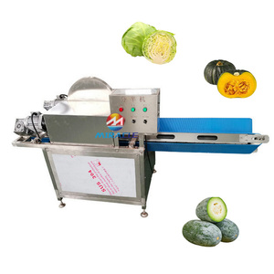 Machine industrielle de découpe en deux des concombres en acier inoxydable, équipement de fendage des concombres pour usine de cornichons et préparation de salades - Product Image 4