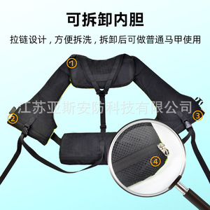 Sisan Life Jacket Adult High Buoyancy 150n Oxford Fabric Fishing Vest Portable Boat Sea Use - Product Image 2