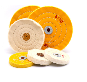 Ruota di lucidatura in cotone con Design cucito a spirale per lucidare - Product Image 1