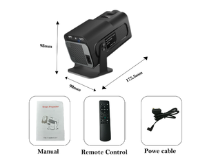 Hy320 <span class=keywords><strong>Mini</strong></span> projecteur intelligent affichage LED Android 11 projecteur vidéo de cinéma maison 720P 4K Full HD rétroprojecteur Hy320mini - Product Image 6