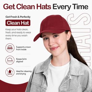 Baseball Caps Hat Cleaner Hat Storage Hat Washer for Washing Machine for Adult Kid - Product Image 4