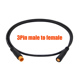 Conector de cable de 8 pines M8 de 3 pines, resistente al agua, de cobre, para exteriores, adaptador macho-hembra para piezas industriales de bicicletas eléctricas. - Product Image 4