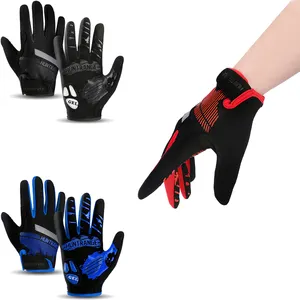 Best Bicycle Cycling Full Finger Gloves Outdoor Sun Protection Touch Screen Gloves Mountain Bike Training Riding Gloves