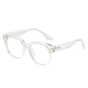 Monturas de gafas Oo rectangulares TR90, montura completa unisex con remaches punteados, protección contra la luz azul para estudiantes, protección contra la miopía - Product Image 5