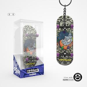 批发专业定制32毫米木制枫木科技甲板指板滑板和自行车成套可定制玩具 - Product Image 4