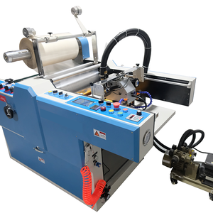 Machine à plastifier à rouleaux chauds entièrement automatique LUKES FACTORY Production SWFM540F à chauffage par <span class=keywords><strong>huile</strong></span> avec contrôle informatique pour papier - Product Image 6