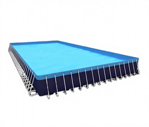 Grande <span class=keywords><strong>piscine</strong></span> gonflable personnalisée pour adultes et enfants, cadre en <span class=keywords><strong>m</strong></span>étal PVC, utilisation intérieure et extérieure, fabriquée en Chine. - Product Image 1