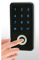 Serrure électronique Simple avec lecteur d'empreinte, verrou pour remplissage de meubles, casier et tiroir, pièces