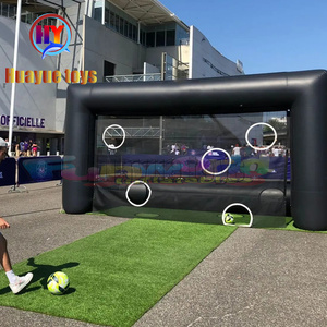 Taille personnalisable Jeux gonflables pour enfants Divertissement Sportif Jeu de football savonneux Tir au but de football gonflable - Product Image 2