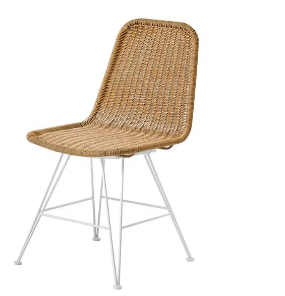 Venta al por mayor de alta calidad Vintage Rattan Colony Silla de comedor con brazos Nuevo DISEÑO DE Vietnam