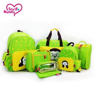 Sac à dos unisexe décontracté en toile Oxford imperméable pour enfants, filles et garçons de maternelle, motif dessin animé, pour l'école et les bébés - Product Image 5