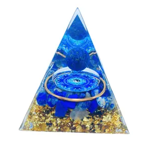 Wholesale Orgonite Black Obsidian lapis lazuli Sphere Agate Pyramid