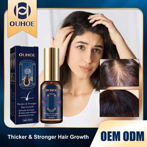 Suero Capilar OUHOE OEM de Marca Privada con Extracto de Plantas, Anti-Puntas Abiertas, Suavizante, Engrosador y Fortalecedor del Cabello, Estimulante del Crecimiento y Anticaída - Product Image 2