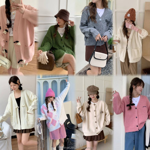Vente en gros de vêtements pour femmes, automne/hiver, pull en tricot en spandex à prix réduit, style décontracté, <span class=keywords><strong>lot</strong></span> de stock expédié aléatoirement CN - Product Image 3